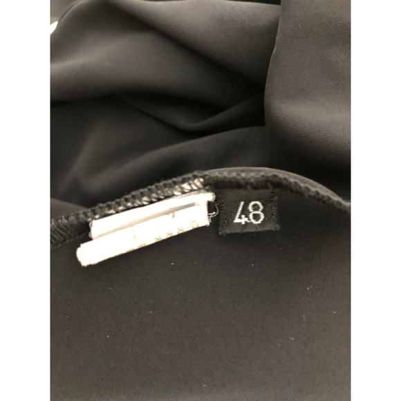 Chiara Boni Lace Illusion Gown Black  L 48 - Picture 16 of 16